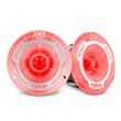 Load image into Gallery viewer, DS18 3.8in Super Bullet Tweeter 120 Watts RMS 1in Aluminum VC 4 Ohm RGB LED Lights - Pair - Main Product View