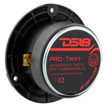 Load image into Gallery viewer, DS18 3.8in Super Bullet Tweeter 120 Watts RMS 1in Aluminum VC 4 Ohm Silver - Additional View 5
