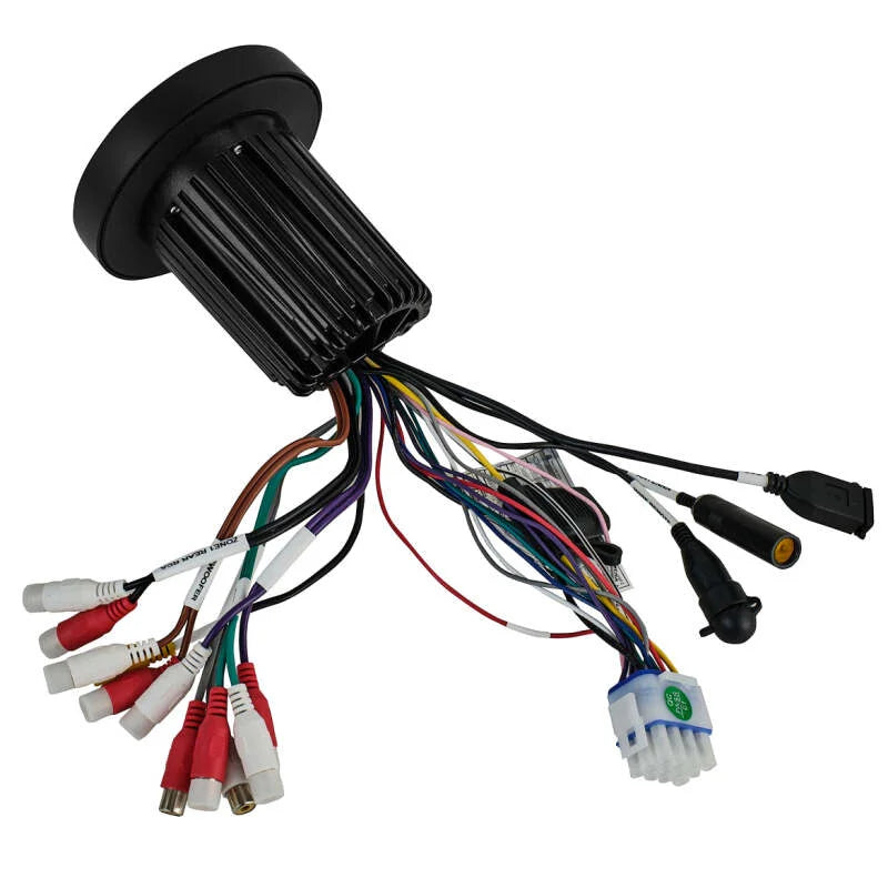 DS18 3in Color TFT Screen 2 Zones 4 volts Output BT RDS 4 x 50 Watts Silicone Cover Headunit MRX100 - Additional View 5