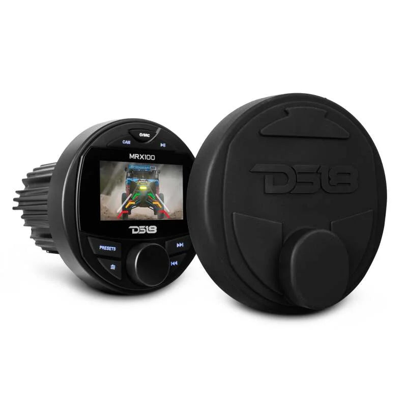 DS18 3in Color TFT Screen 2 Zones 4 volts Output BT RDS 4 x 50 Watts Silicone Cover Headunit MRX100 - Additional View 7