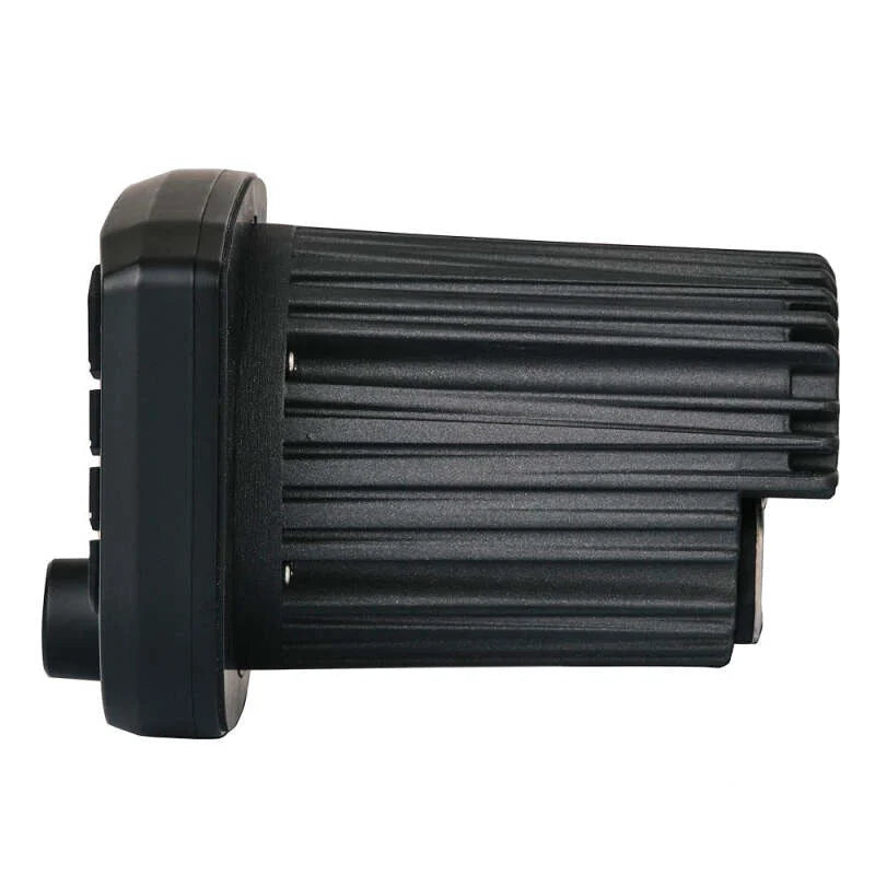 DS18 3in Color TFT Screen 3 Zones 4 volts Output BT RDS 4x 50 Watts DAB Europe Antenna Incl Headunit - Side View