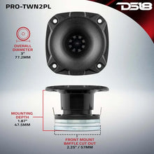 Load image into Gallery viewer, DS18 3in High Compression Neodymium Hybrid Driver/Tweeter 100 Watts RMS 1in Polyester Vc |4 ohm - Back View