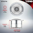Load image into Gallery viewer, DS18 3in Neodymium Super Bullet 120 Watts RMS 1in Titanium Vc 4ohm Silver - Side View