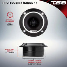 Load image into Gallery viewer, DS18 3in Surface Flush Angle High Comp Neodymium Super Bullet Twtr 100 Watts RMS 1in Almnm Vc 4 ohm - Additional View 5