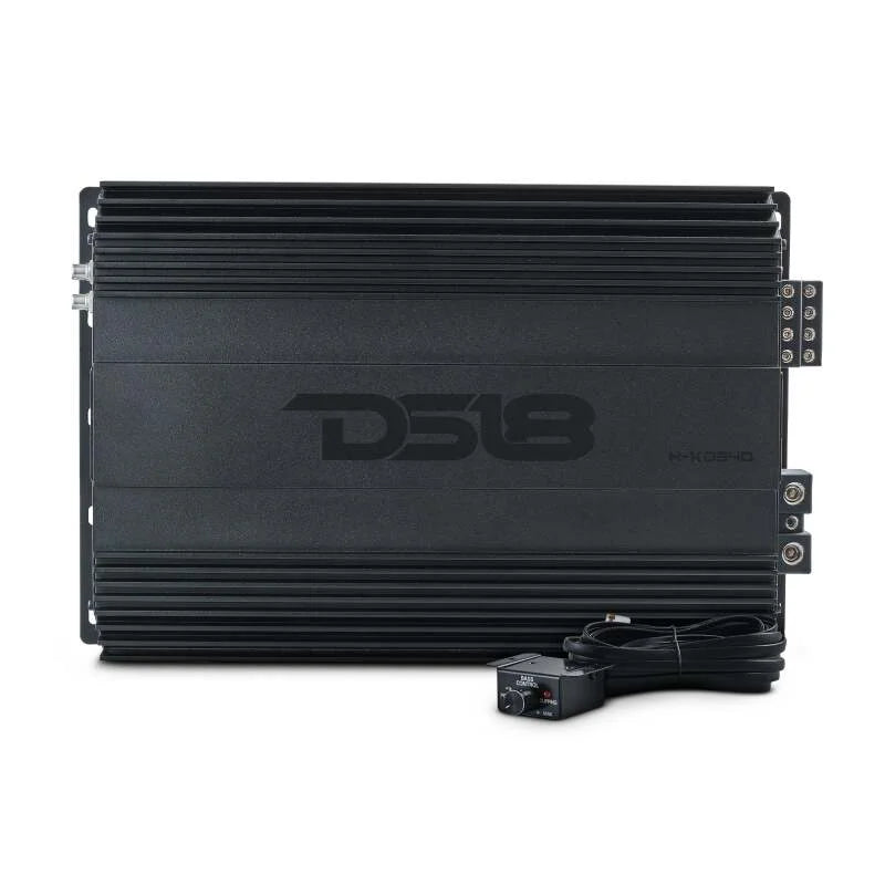 DS18 4-Channel Amp 2x 1000/4ohm Bridge 4 x 550/2ohm 4 x 300/4ohm Watts RMS Black - Main Product View