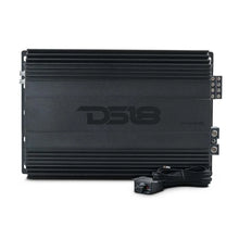 Load image into Gallery viewer, DS18 4-Channel Amp 2x 1000/4ohm Bridge 4 x 550/2ohm 4 x 300/4ohm Watts RMS Black - Main Product View