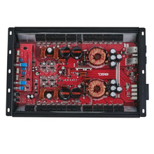 Load image into Gallery viewer, DS18 4-Channel Amp 2x 1000/4ohm Bridge 4 x 550/2ohm 4 x 300/4ohm Watts RMS Black - Back View