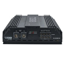 Load image into Gallery viewer, DS18 4-Channel Amp 2x 1000/4ohm Bridge 4 x 550/2ohm 4 x 300/4ohm Watts RMS Black - Installation View