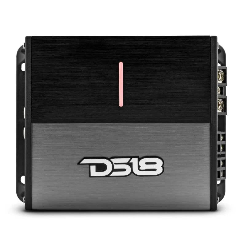 DS18 4-Channel Amp 2x 500/4 Ohm Bridge 4 x 250/2 Ohm 4 x 150/4 Ohm Watts RMS Class D - Back View