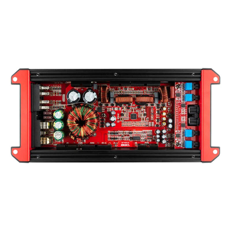 DS18 4-Channel Amplifier 2x 430/4ohm Bridge 4 x 230/2ohm 4 x 150/4ohm Watts RMS - Side View