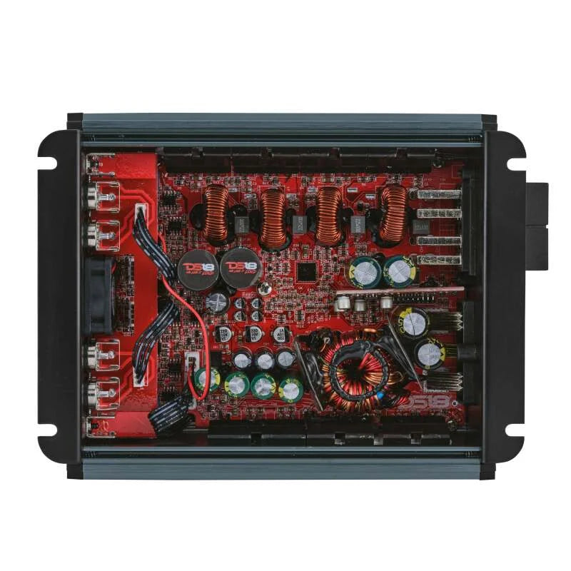 DS18 4-Channel Class-D Amp Stereo Full-Range 4 x 120 W RMS at4 ohm- Titanium - Additional View 5