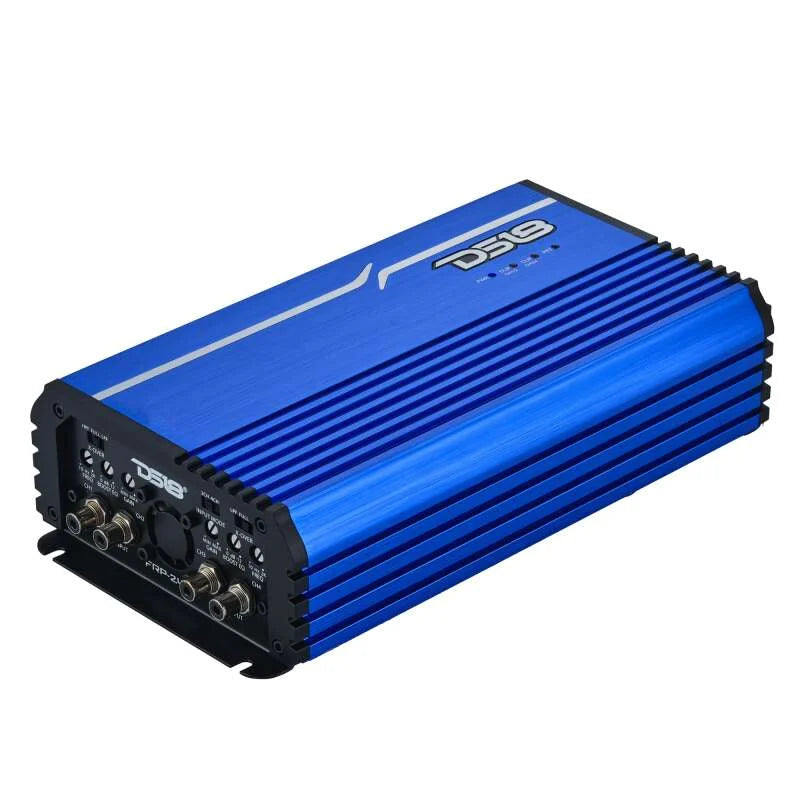 DS18 4-Channel Class-D Amp Stereo Full-Range 4 x 250 W RMS at4 ohm - Blue - Installation View