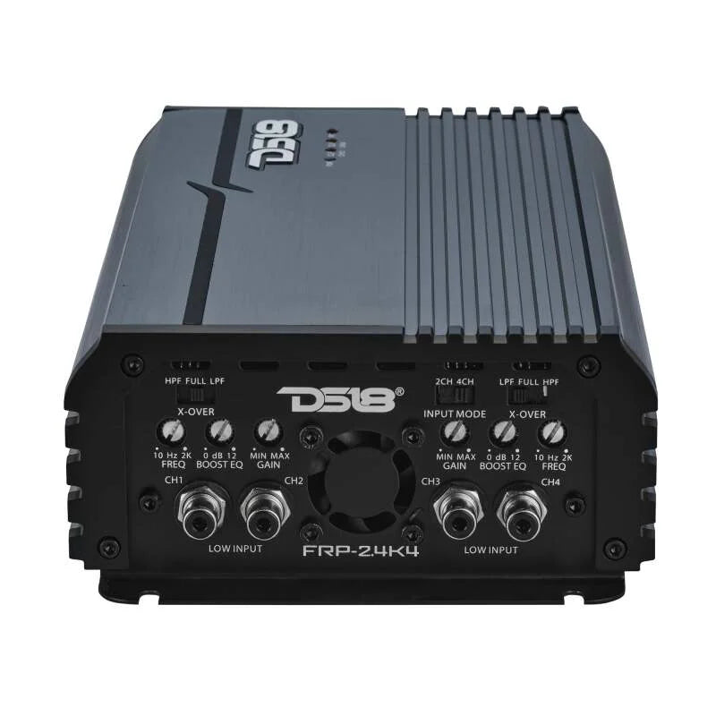DS18 4-Channel Class-D Amp Stereo Full-Range 4 x 250 W RMS at4 ohm 4- Titanium - Additional View 5