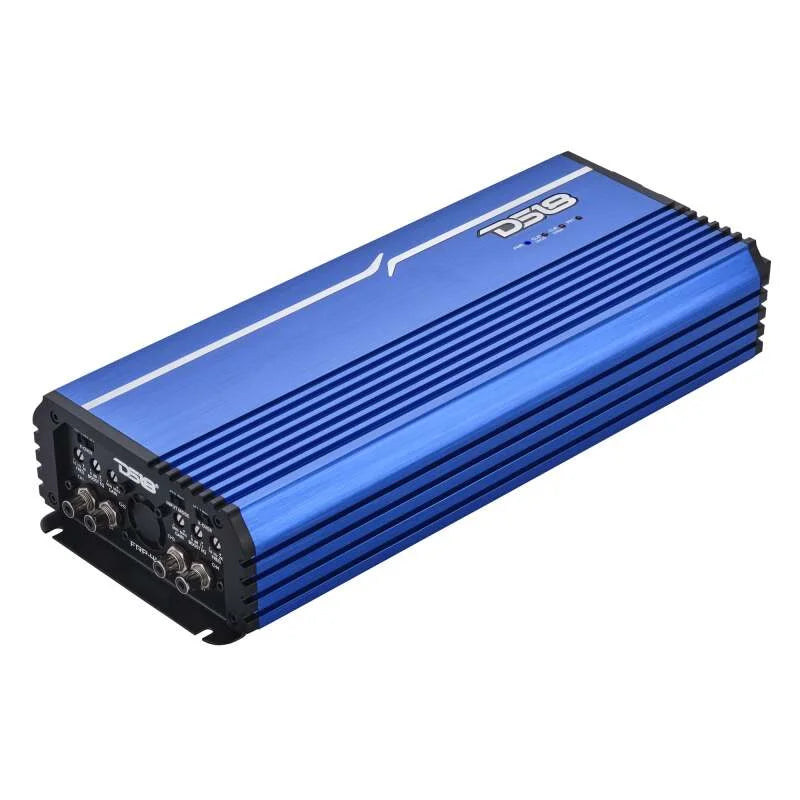 DS18 4-Channel Class-D Amp Stereo Full-Range 4 x 400 W RMS at4 ohm- Blue - Main Product View