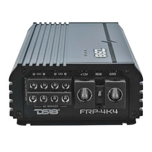 Load image into Gallery viewer, DS18 4-Channel Class-D Amp Stereo Full-Range 4 x 400 W RMS at4 ohm- Titanium - Side View