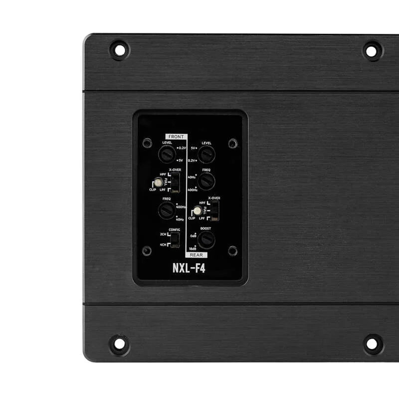 DS18 4-Channel Class-D Flush Mount Amp Full-Range 4x100 Watts RMS at4 ohm IP67 Waterproof Rating - Installation View