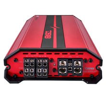 Load image into Gallery viewer, DS18 4-Channel SXE Amplifier Class D 2x 500/4ohm Bridge 4 x 320/2ohm 4 x 200/4ohm Watts RMS- Red - Detail View