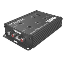 Load image into Gallery viewer, DS18 4-Chnl Speaker Emulator Remote Out Level Matching Controls LED Clip Indicator Hi/Low Converters - Side View