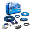 Load image into Gallery viewer, DS18 4-GA Amplifier Install Kit Advance- Blue - Installation View
