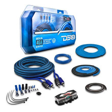 Load image into Gallery viewer, DS18 4-GA Amplifier Install Kit Advance- Blue - Installation View