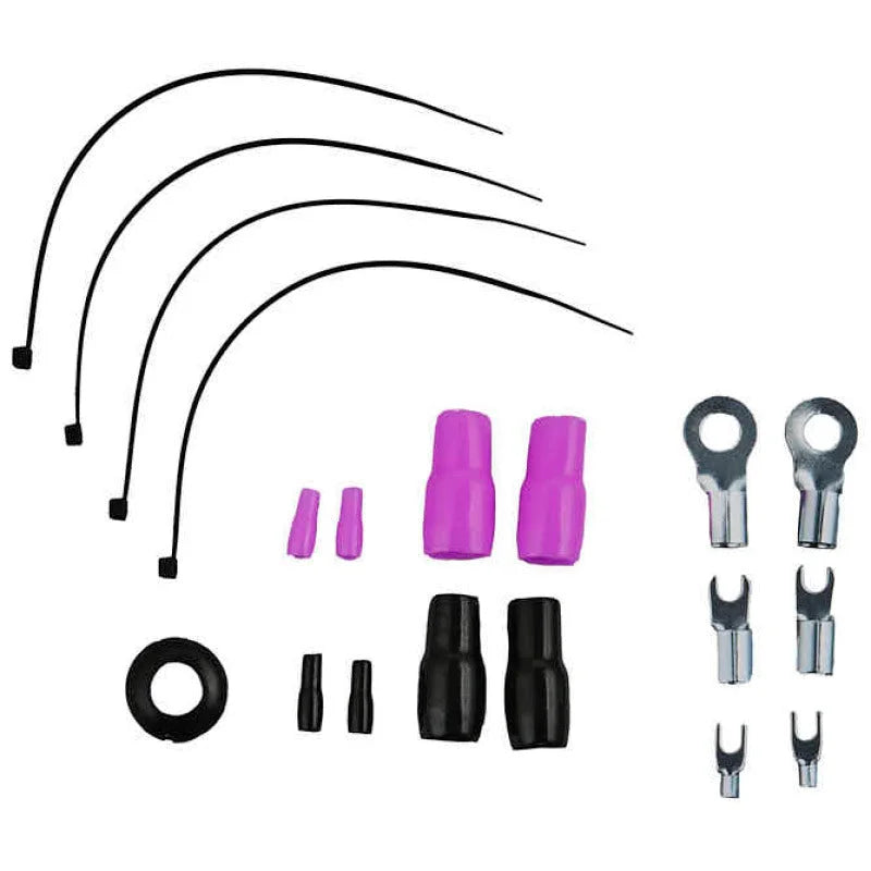 DS18 4-GA Amplifier Install Kit Advance- Purple - Back View