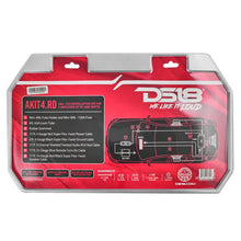 Load image into Gallery viewer, DS18 4-GA Amplifier Install Kit Advance- Red - Installation View