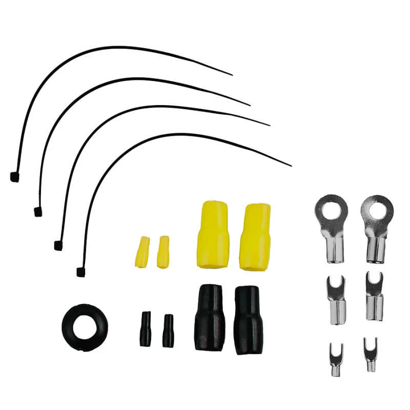 DS18 4-GA Amplifier Install Kit Advance- Yellow - Installation View