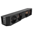 Load image into Gallery viewer, DS18 4 x 8in Forward Firing Underseat Ported Box Subwoofer Enclosure -Black Spray Liner Paint Finish - Main Product View