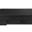 Load image into Gallery viewer, DS18 4 x 8in Forward Firing Underseat Ported Box Subwoofer Enclosure -Black Spray Liner Paint Finish - Back View