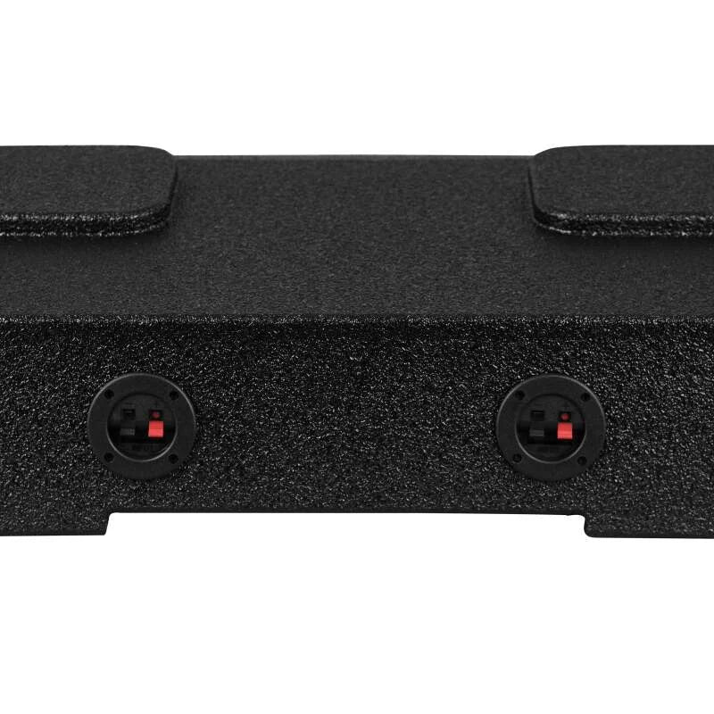 DS18 4 x 8in Forward Firing Underseat Ported Box Subwoofer Enclosure Black Spray Liner Paint Finish - Additional View 7