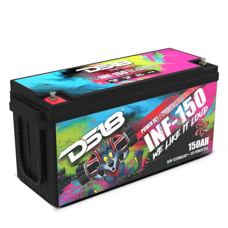 DS18 4000 Watts 150 AH Infinite AGM Power Cell Battery - Side View