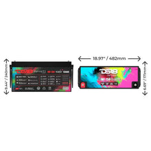 Load image into Gallery viewer, DS18 4000 Watts 150 AH Infinite AGM Power Cell Battery - Back View