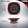 Load image into Gallery viewer, DS18 4in 100 Watts RMS 4 ohm Mid-Range Bullet Shallow Loudspeaker - Side View