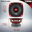 Load image into Gallery viewer, DS18 4in 100 Watts RMS 4 ohm Mid-Range Loudspeaker Bullet Loudspeaker - Back View