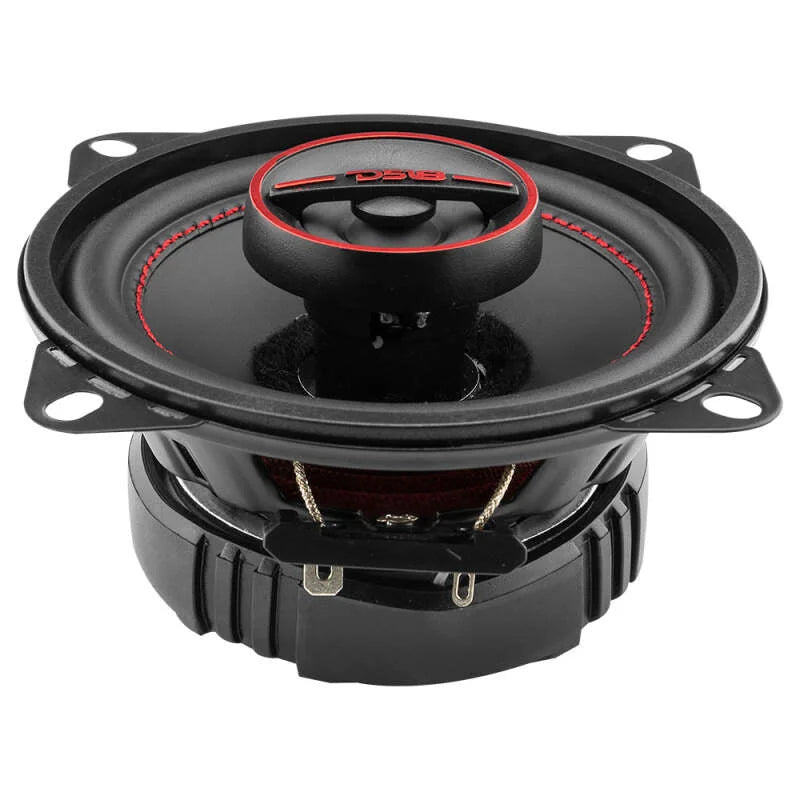 DS18 4in 40 Watts RMS 4 ohm 2-Way Coaxial Speaker System Universal Fit - Back View