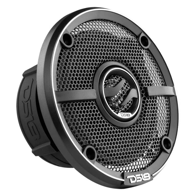 DS18 4in 50 Watts RMS 4 ohm 2-Way Coaxial Speaker w/ Kevlar Cones - Back View