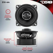 Load image into Gallery viewer, DS18 4in 50 Watts RMS 4 ohm 2-Way Coaxial Speaker w/ Kevlar Cones - Installation View