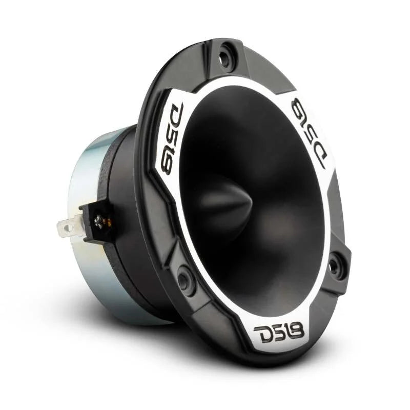 DS18 4in High Compression Neodymium Tweeter 150 Watts RMS 1.5 in Polyimide Vc 4 ohm - Side View