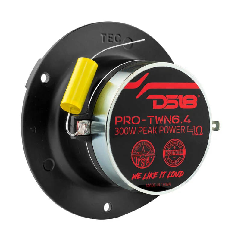 DS18 4in High Compression Neodymium Tweeter 150 Watts RMS 1.5 in Polyimide Vc 4 ohm - Additional View 5