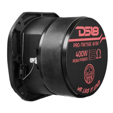 Load image into Gallery viewer, DS18 4in Super Bullet Tweeter 200 Watts RMS 1.5in Titanium Vc 8 ohm Black - Installation View