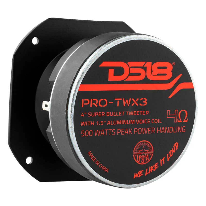 DS18 4in Super Bullet Tweeter 250 Watts RMS 1.5in Titanium Vc 4 ohm - Back View
