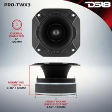 Load image into Gallery viewer, DS18 4in Super Bullet Tweeter 250 Watts RMS 1.5in Titanium Vc 4 ohm - Additional View 5