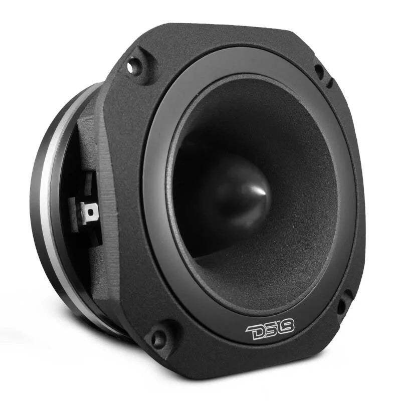 DS18 4in Super Bullet Tweeter Neodymium 220 Watts RMS 1.5in Titanium Vc 8 ohm Black - Back View