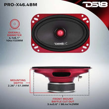 Load image into Gallery viewer, DS18 4x6in 100 Watts RMS 4 ohm Mid-Range Bullet Loudspeaker - Installation View