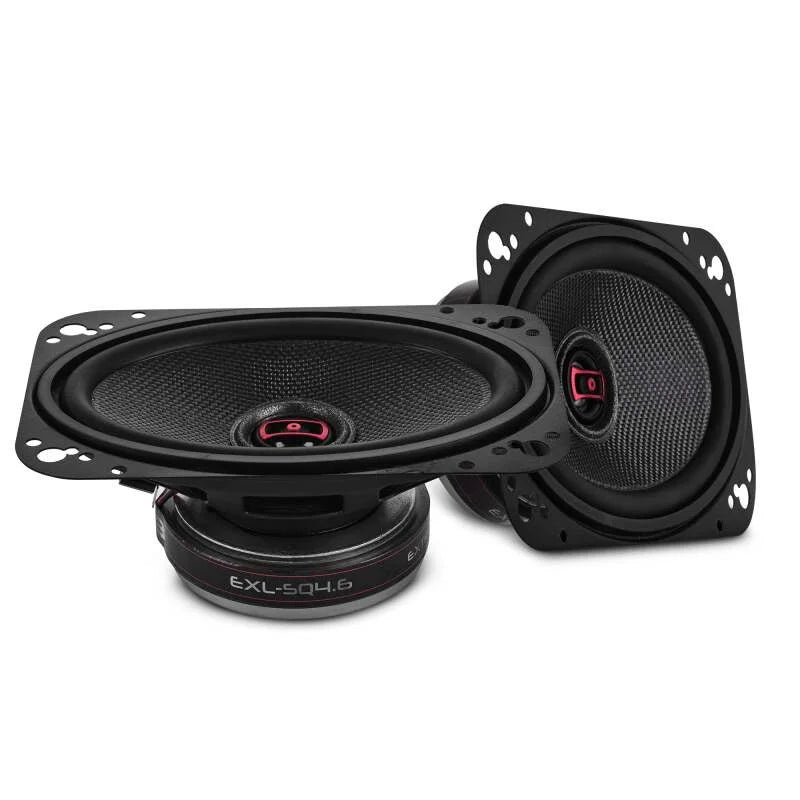 DS18 4x6in 60 Watts RMS 3 ohm 2-Way Coaxial Speakers And Component System w/ Fiberglass Cone - Additional View 5