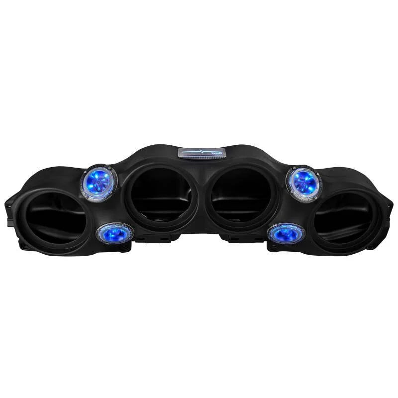 DS18 4x8in Speakers 4 xPRO-TW4L & 1 x JL-SBARHARNESS Included fits 2018-2023 Jeep JL / JLU / JT - Back View