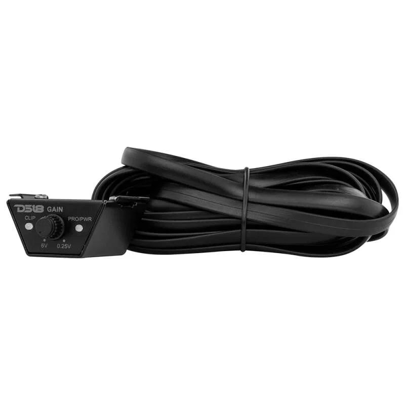 DS18 5-Chnl Amp 2x 420/4ohm Bridge SUB 900/1ohm 4 x 220 SUB 600/2ohm 4 x 130 SUB 300/4 ohm Watts RMS - Side View
