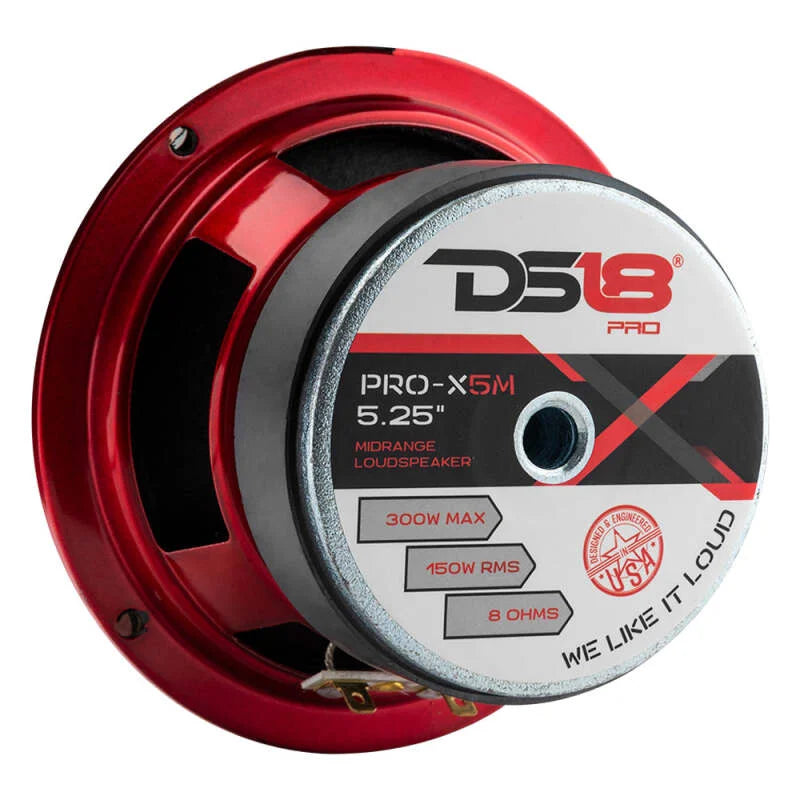 DS18 5.25in 150 Watts RMS 8 ohm Mid-Range Loudspeaker - Side View
