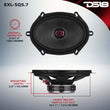 Load image into Gallery viewer, DS18 5x7in 120 Watts RMS 3 ohm 2-Way Coaxial Speakers And Component System w/ Fiberglass Cone - Installation View
