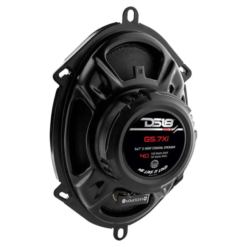 DS18 5x7in 50 Watts RMS 4 ohm 2-Way Coaxial Speaker System Universal Fit - Additional View 5